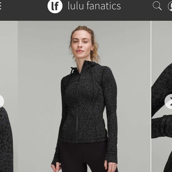 NWT Lululemon Hooded Define Jacket Nulu Sz 12 Intertwined Camo Deep Coal Multi - Picture 1 of 5